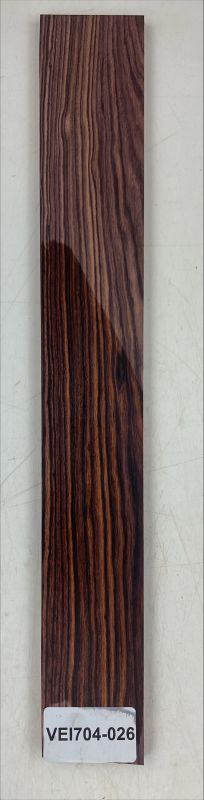 Fretboard Kingwood, 508x65x10mm,  Unique Piece #026